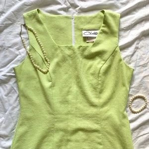 Vintage Gingham Print Summer Dress